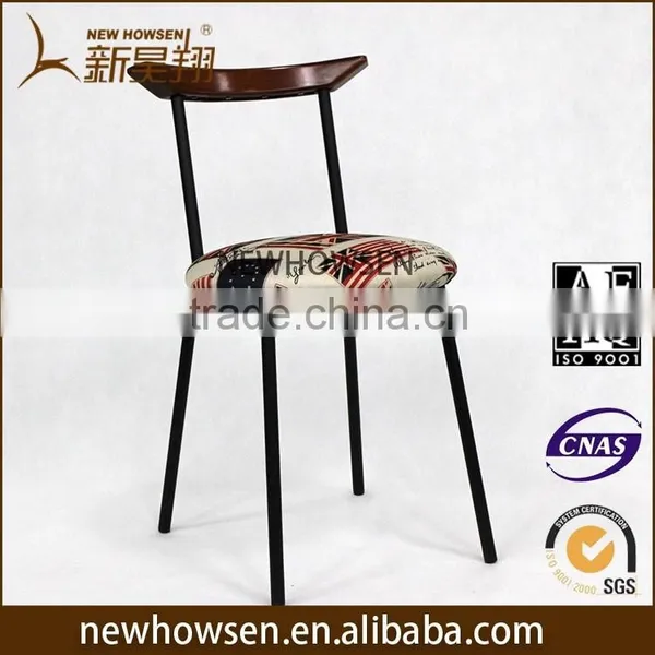 High Quality Wholesale Steel Tube Metal Coffee Chair Hotel Furniture for Sale photo-2