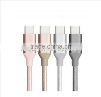 Wholesale Custom Cell Phone Custom Usb Charger Cables Usb Type-c Cable(golden) photo-3