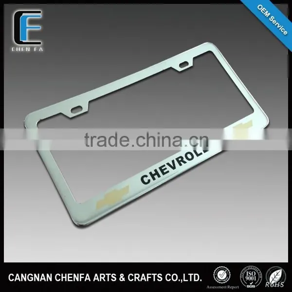 Customized USA Standard Stainless Steel Number Plate Holder