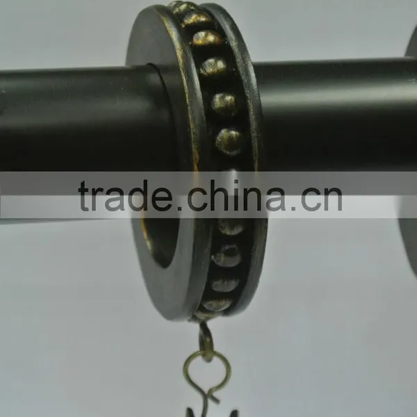 Beaded Curtain Eyelet Ring With Clip For 1-1/2", 1-3/4" and 2" Gold Curtain Rods photo-6