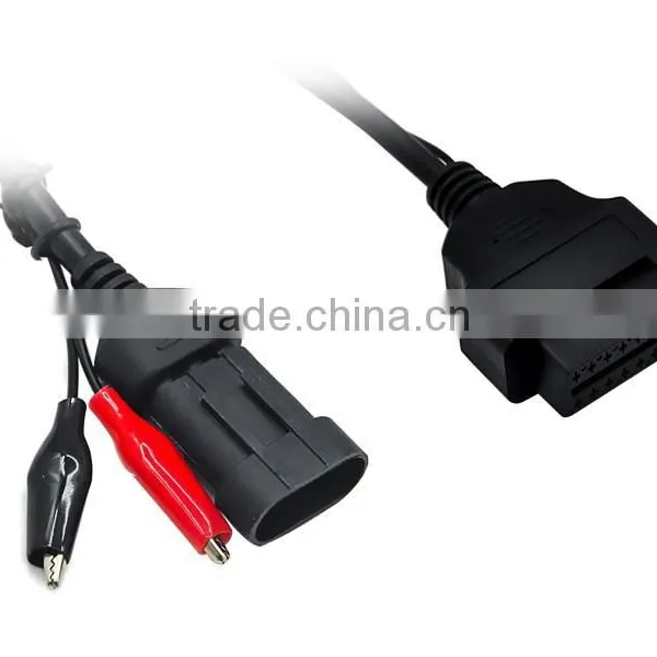 Hot Selling OBD OBD2 Fiat 3 Pin Alfa Lancia to 16 Pin Diagnostic Cable Car Connector Fiat 3Pin photo-3