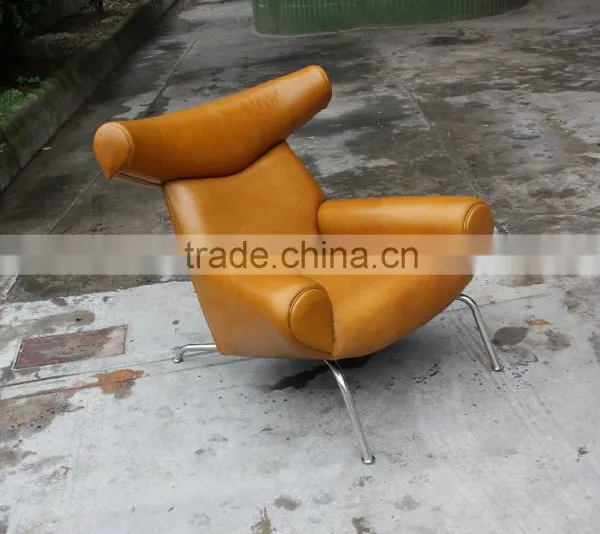 Hans J. Wegner Famous Design ox Chair With Ottoman photo-6