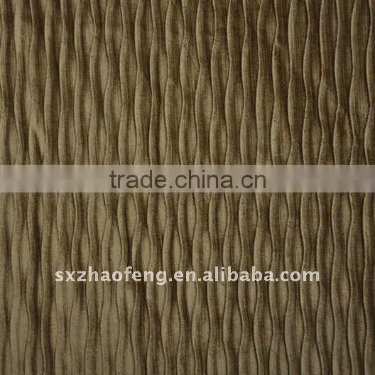 Woven Flashing Slub Rayon Velvet Fabric for Upholstery photo-3