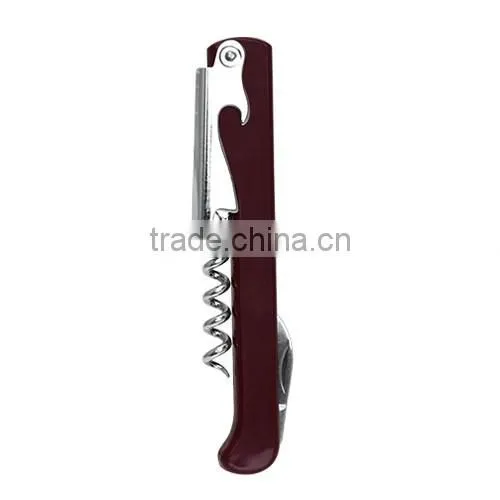 Burgundy Economy Stainless Steel Novelty Wine Corkscrew photo-2
