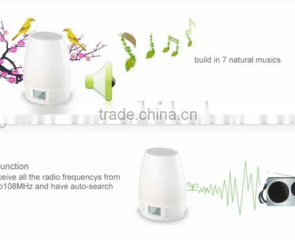 Led New Arrivel 6w Buletooth Wake up Led Night Lamp Light Music Led Night Lights photo-4