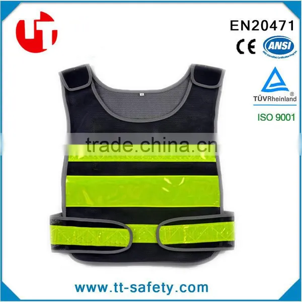 Polyester Mesh High Visibility Reflective Motorcycle Safety Security Jacket photo-2