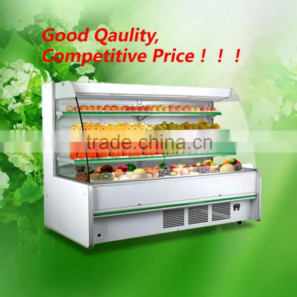 Upright Supermarket Fruit,beverage Refrigerator/ Supermarket Refrigerator Display