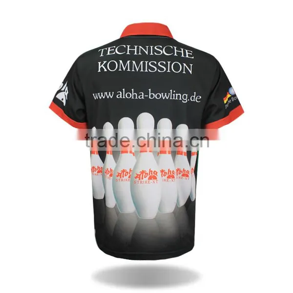 Custom Chinese Clothing Manufacturers Bowling Polo Shirts Customized Logo photo-2