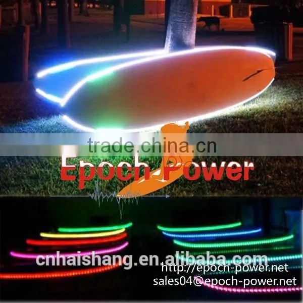 2015 Epoch-Power Fashionable Stand up Bamboo Paddle Board Sup Board With LED Lights/Epoxy Surfboard With Colorful Light photo-2