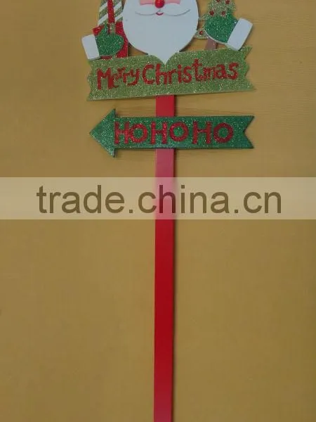 GARDEN ORNAMENT SIGN Decorative Garden Furnishings MERRY CHRISTMAS WELCOME