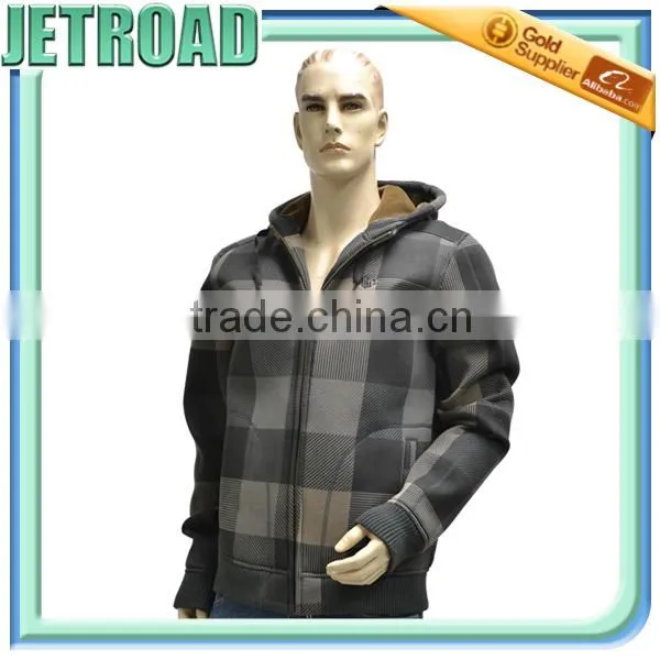 Men's Bonded Foam Back Fabric- Hooded Soft Jacket photo-3