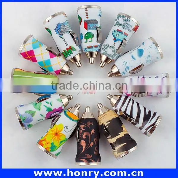 Unique Design Factory Top Quality Colorful Cellphone Single Port Car Charger photo-6