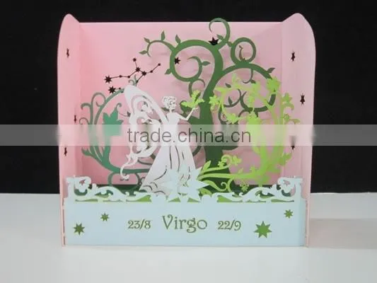Virgo New Zodiac 3d Pop up Card