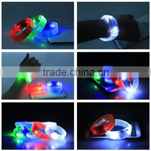 Party Supply LED Sound and Music Activated Bracelet Party Supplies photo-2
