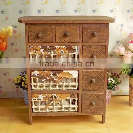Modular Kitchen Wooden Cabinet With Basket Drawer photo-2