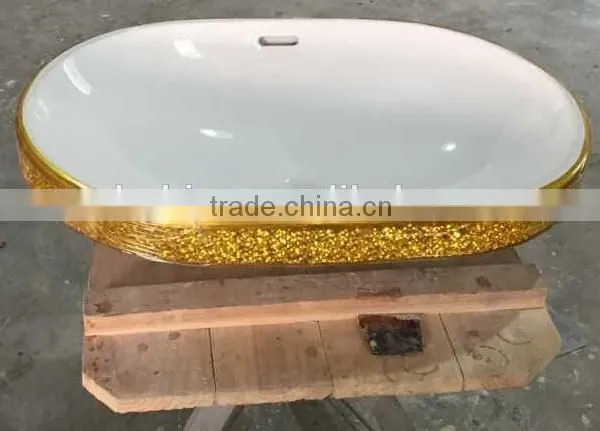 New Products 2015 Innovative Product Gold Design Decorative Toilet photo-6