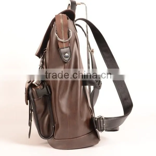 2016 New Arrival Fashion Design Cheap PU Backpack Bags From Guangzhou Factory photo-3