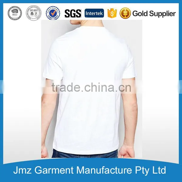 Blank Cotton Tshirt Customized White Cotton Men t Shirts OEM Factory China photo-3