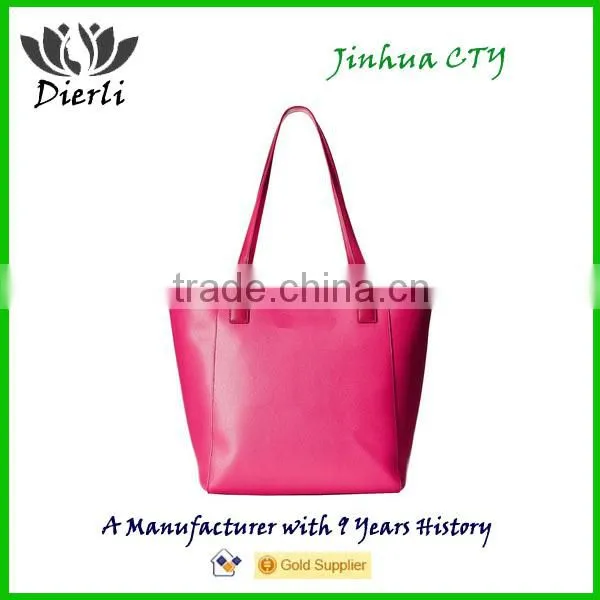 Plain Leather Tote Bag photo-2