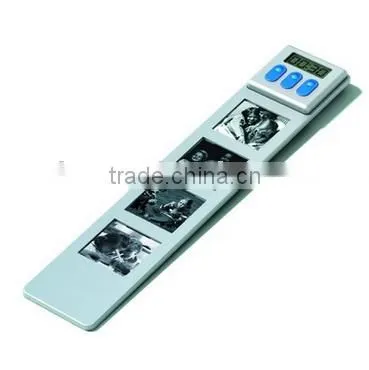 bookmark with digital timer and photo frame