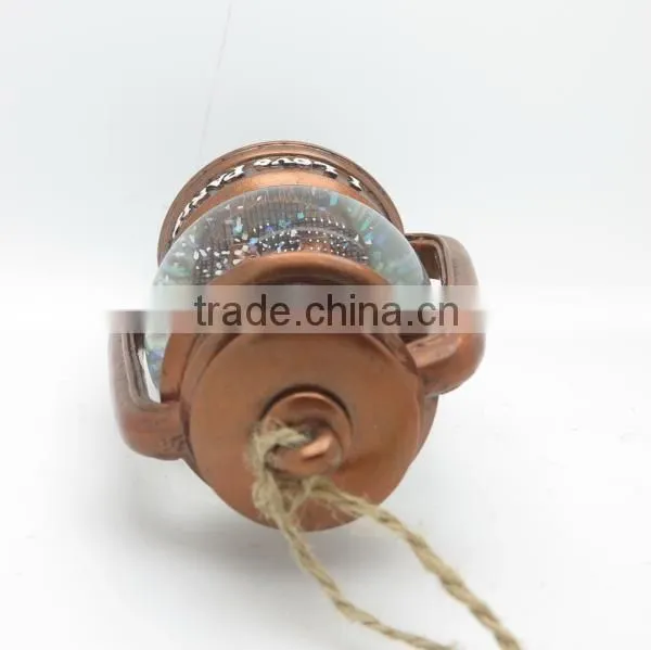 Copper Color Eiffel Tower Beautiful Customize Wedding Decoration Snow Globe photo-4