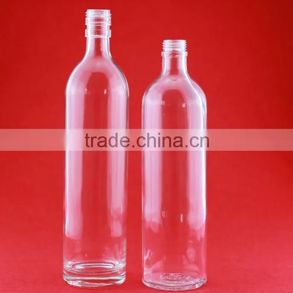 Wholesale 750ml Wine Bottles Decal Glass Spirit Bottle Hith Thin Frosted Liquor Bottles photo-2