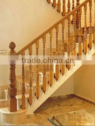 Curved Wooden Stairs
