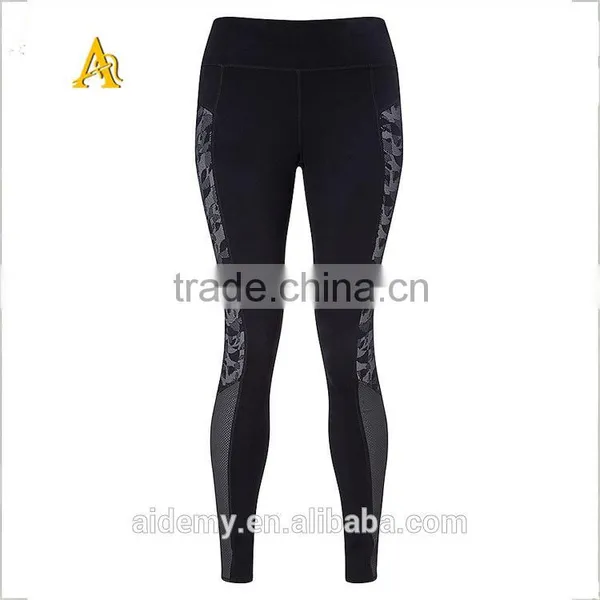 Active High Quality Hot Spandex GYM Workout Seamless Womens Leggings Plain photo-3