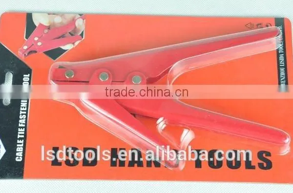 LS-519 Fastening and Cutting Tool for Nylon Cable Tie Width 2.4-9mm, Two in One Cable Tie Gun Nylon Cable Tie Tensioning Tool photo-2