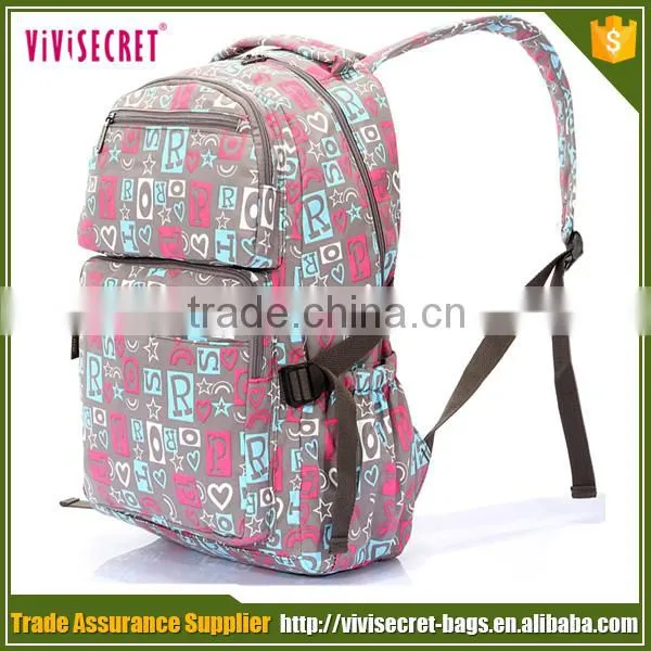 Purple European and American Style Fashion Women Hiking Backpack photo-5