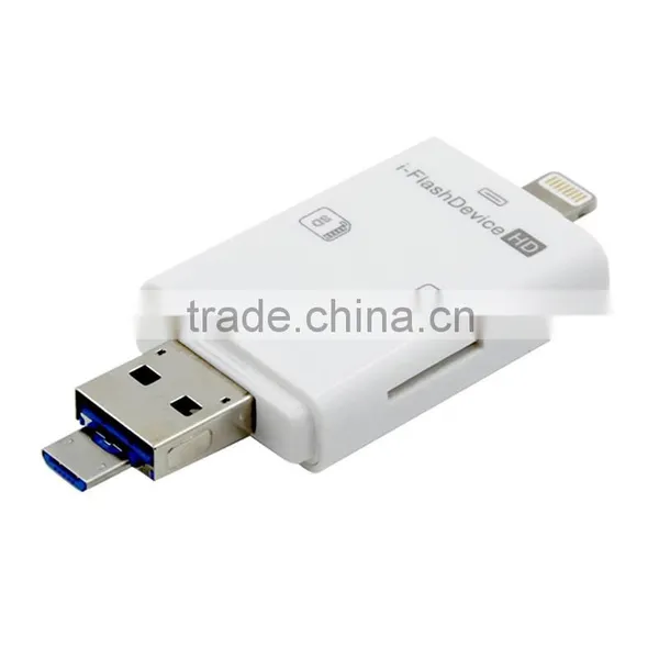 Universal I Flash Drive TF SD Memory Card Reader for IPhone 5 5s se 6 6s 6s Plus Andriod Phone photo-5