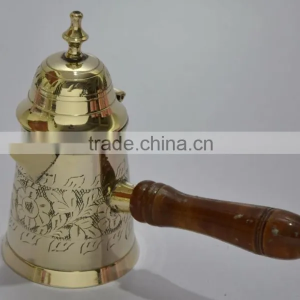 Brass Arabic Turkish Coffee Pot photo-2