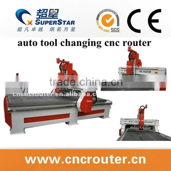 wood working cnc router CX1530 with linear type auto tool changing system (1500*3000mm)