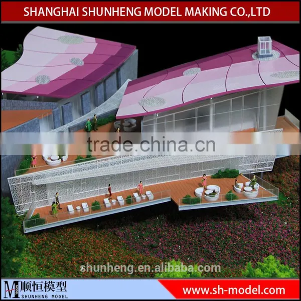 3D rendering architectural scale model for real estate exhibition