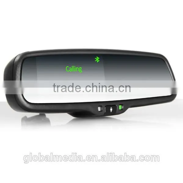 4.3inch LED Bluetooth Handsfree Car Kit Rearview Mirror With Oem Bracket and Rear Camera Display photo-3