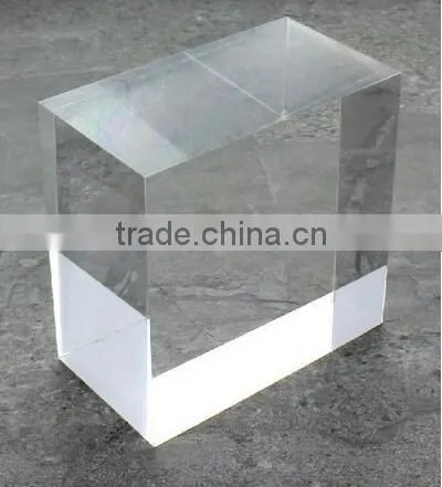 Solid Clear Acrylic Cube Block photo-3