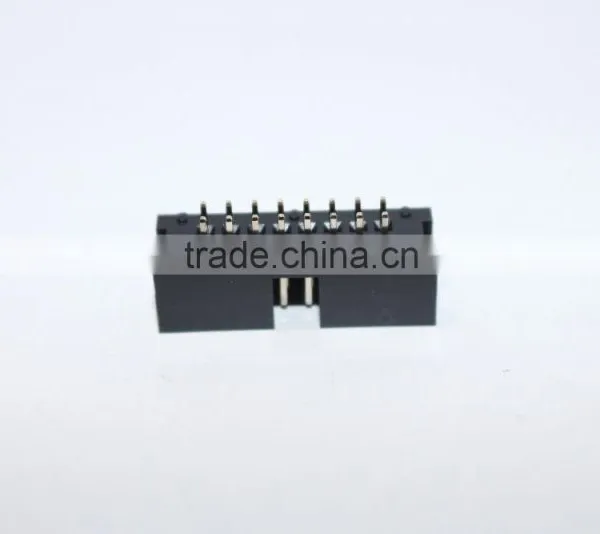 2.54mm Black R/a Box Header Connector 10~40 Pin photo-6