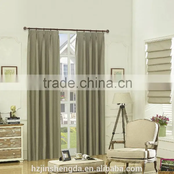 Foam Coated 4 Pass 100% Polyester Jacquard Weave Blackout Functional Curtain Fabric photo-3