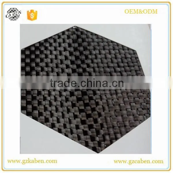 15000D Plain 230gsm Black Aramid Fiber Cloth