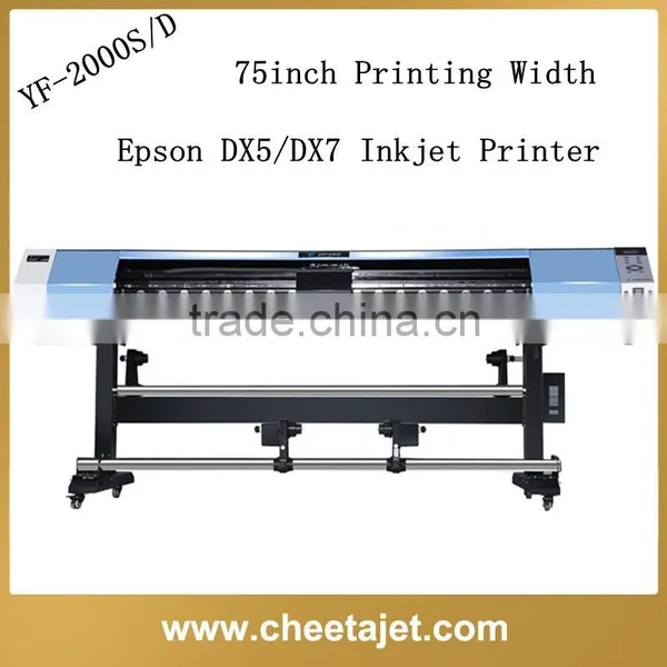 1.9m Dx5 Head Water Based Printing Machine to Print Vinyl Stickers