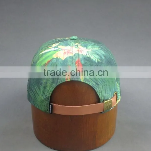 Custom Heat Transfer Parttern in 5-panel Snapback Cap photo-4