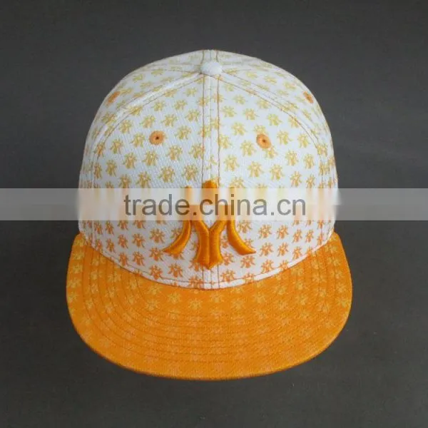 High Quality Flat Brim 3D Embroidered 6- Panel Fitted Cap photo-2