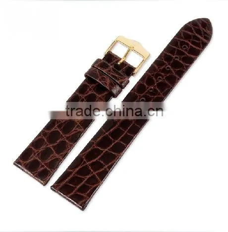 2015 Luxury Watch Belt for Apple Watch 100% Genuine Alligator Leather