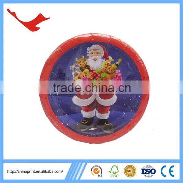005 Christmas Custom Printed Deep Dish Dinner Plates Sauce Dish photo-2