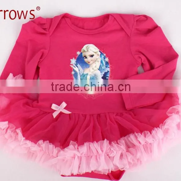 LTZ008-E Toddler Girl Dresses Princess Costume 2016 Brand Kids Dress Girls Clothes Mickey Print Children Dress photo-5
