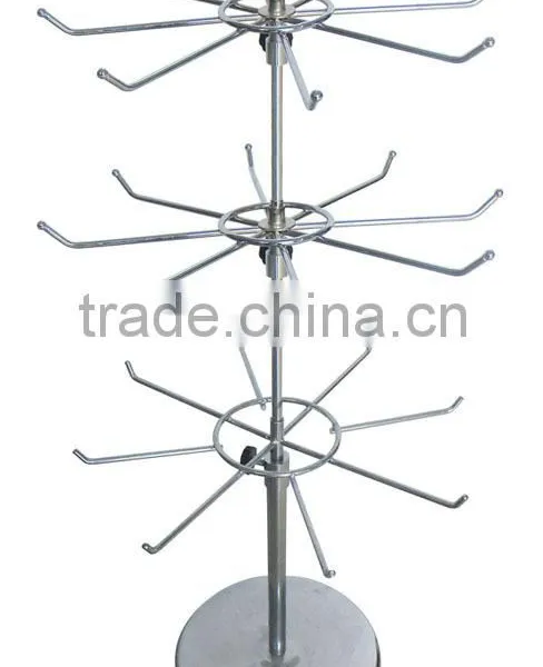 Chrome Metal Display Stand Rack Holder photo-3