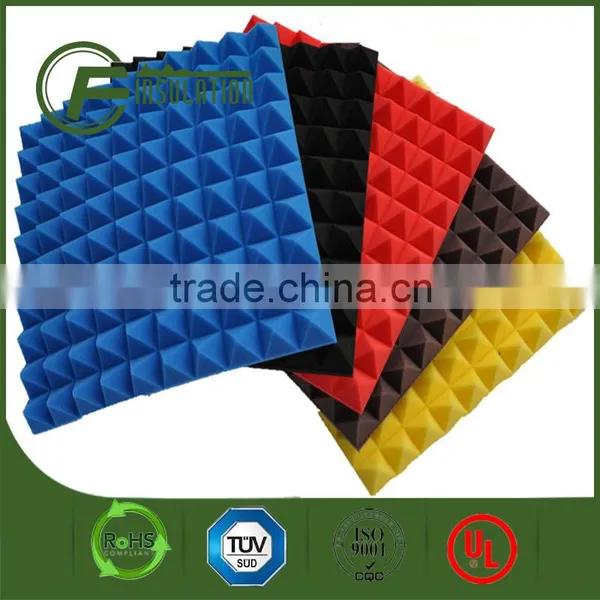 Pyramid Shape Acoustic Material Acoustic Panels PU Foam photo-5
