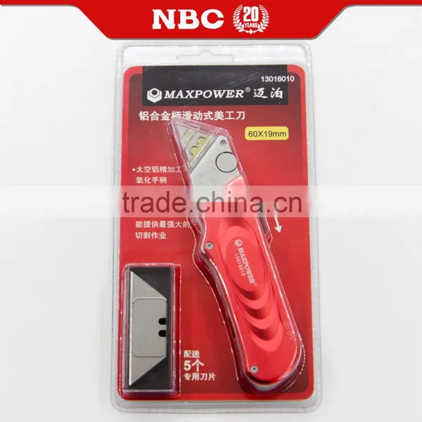 Wholesale Utility Knife With Aluminum Handle OEM Free Sample Cutter photo-5