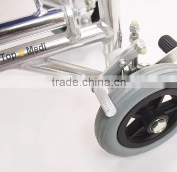 2015 Rehabilitation Therapy Supplies Hot Sales Airplane Lightweight Aluminum Best Transport Wheelchair photo-6