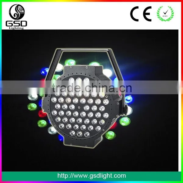 2016 New Par Can Stage Lighting 54*3W Slim Led Par64 photo-2